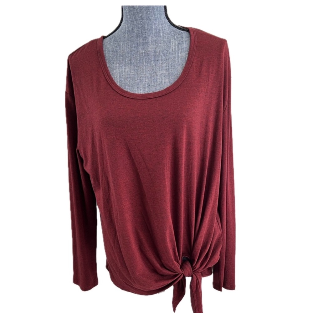 NWT Nomad Tunic Long Sleeve T-Shirt with Side Tie